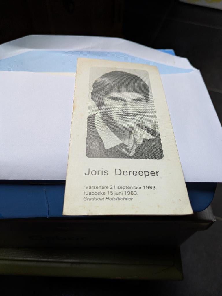 Dp Joris dereeper, Ophalen of Verzenden, Bidprentje