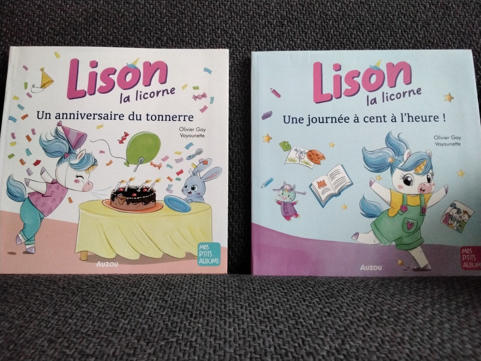 lison la licorne, Livres, Enlèvement