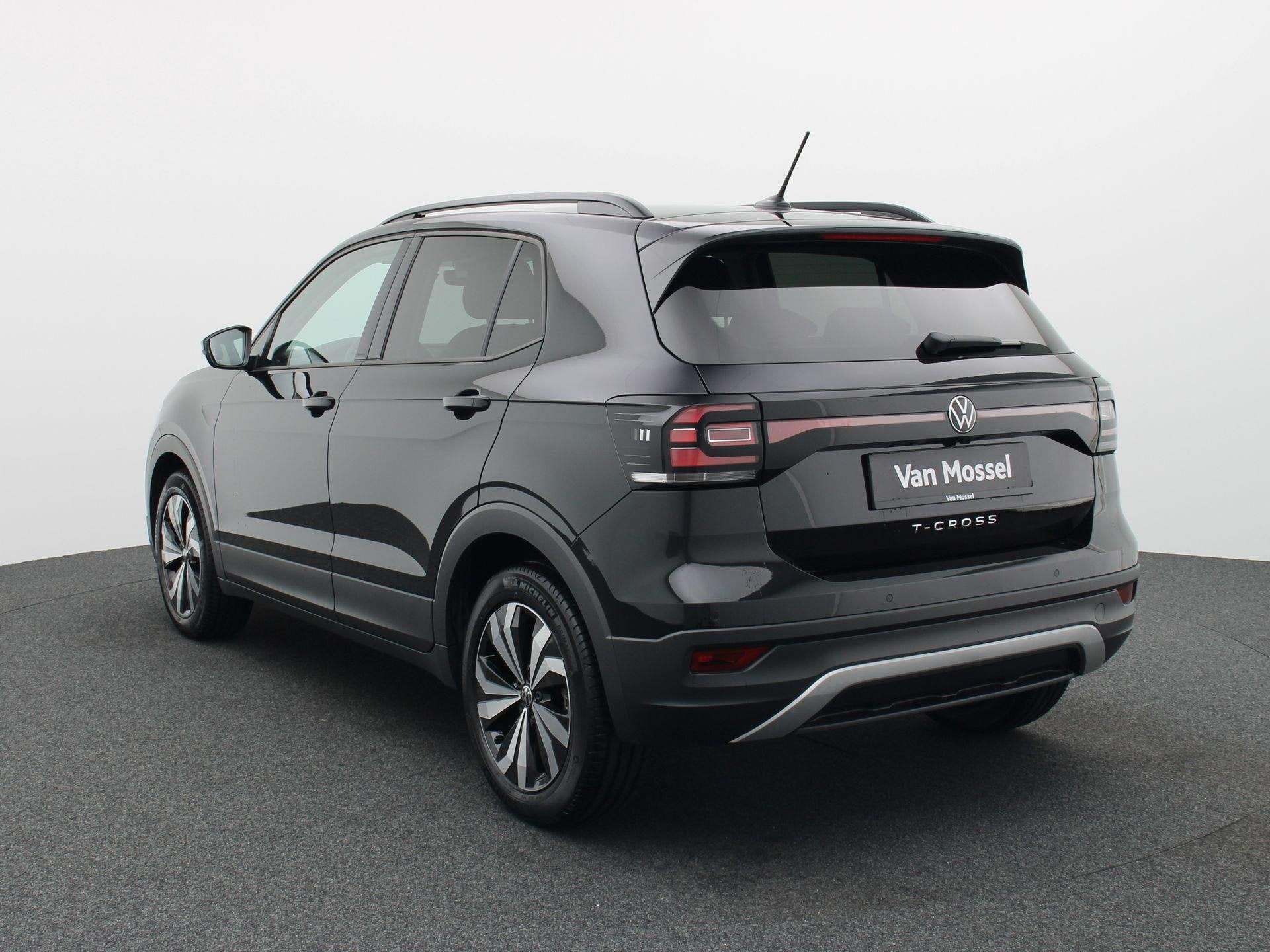 Volkswagen T-Cross 1.0 TSI 81kW DSG Life + CAMERA + SENSOREN, Gebruikt, 1298 kg, Zwart, Bedrijf