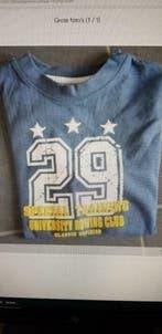 Blauwe longsleeve - maat 104-110, Kinderen en Baby's, Ophalen, Zo goed als nieuw, Jongen, Shirt of Longsleeve