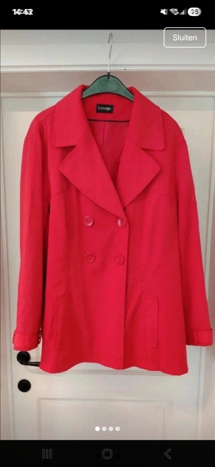 Cape rouge de George, Vêtements | Femmes, Vestes | Été, Rouge, Taille 46/48 (XL) ou plus grande, Enlèvement ou Envoi, George