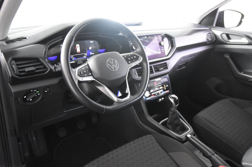 Volkswagen T-Cross 1.0 TSi Life, Argent ou Gris, Euro 6, Entreprise, Entretenue par le concessionnaire