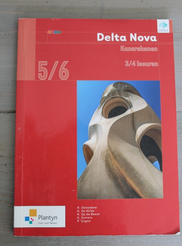 Delta Nova Kansrekenen 5/6 (3/4 lesuren), Boeken, Ophalen of Verzenden, Zo goed als nieuw, Wiskunde A, N. Deloddere