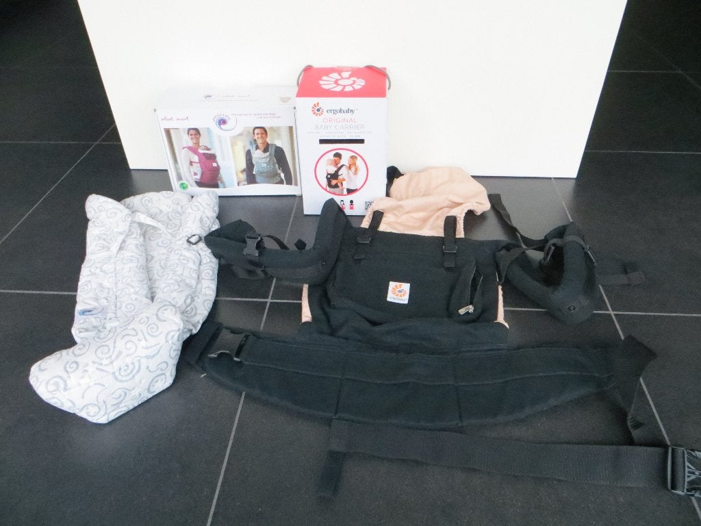 Draagzak + insert/verkleinkussen ERGOBABY, Enfants & Bébés, Autres marques, Porte-bébé, Comme neuf, Enlèvement