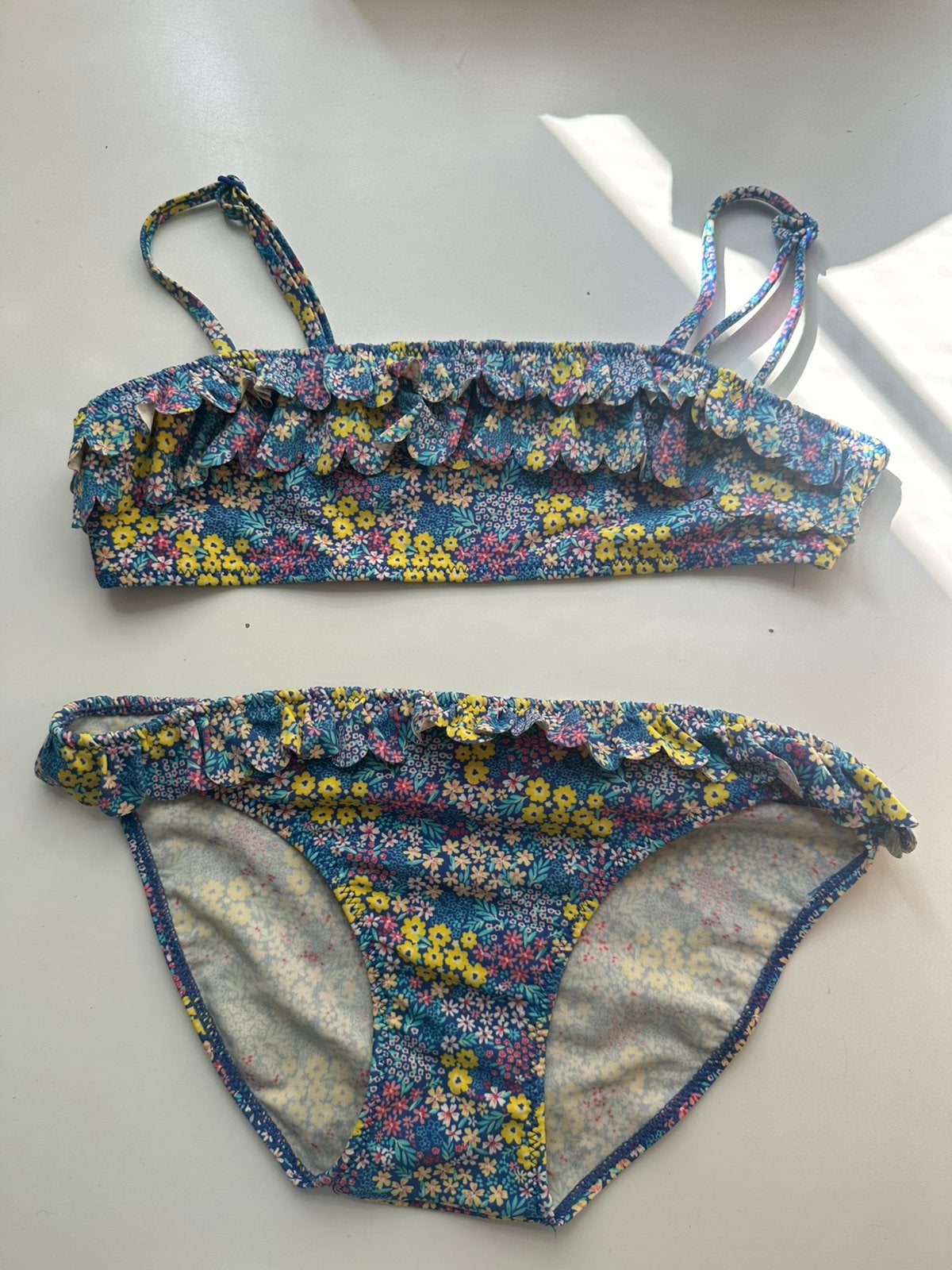 Maillot de bain 2 pieces fille 11/12 ans, Enlèvement, Comme neuf, Maillot de bain