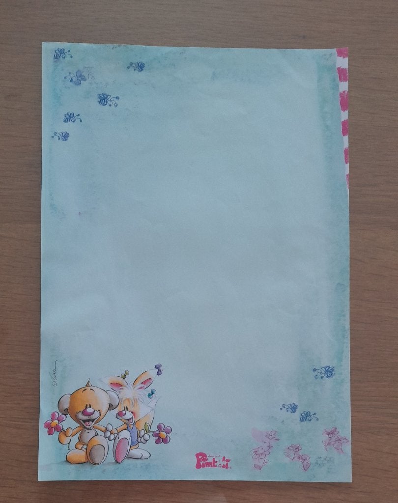 Diddl, A4 briefpapier zonder enveloppe, Verzamelen, Ophalen, Diddl, Gebruikt, Papier, Kaart of Schrift