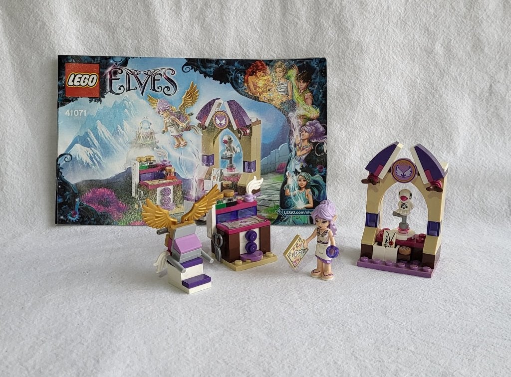 Lego Elves 41071 Aria's creatieve werkshop - volledig+boekje, Lego, Ophalen of Verzenden, Zo goed als nieuw, Compleet