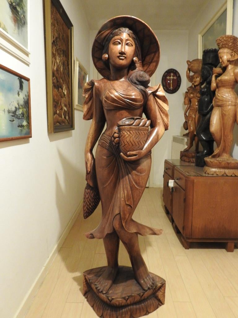 Fruitmeisje Indonesië, Antiek en Kunst, Ophalen
