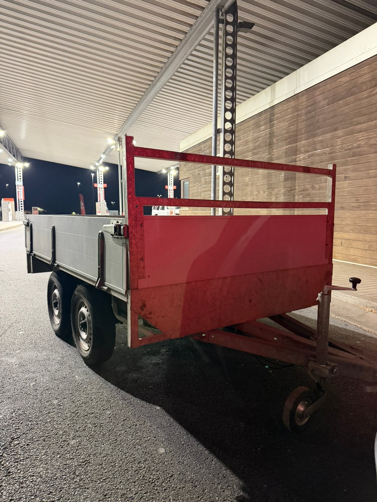 Remorque double essieux 750 kg, Ophalen of Verzenden, Zo goed als nieuw