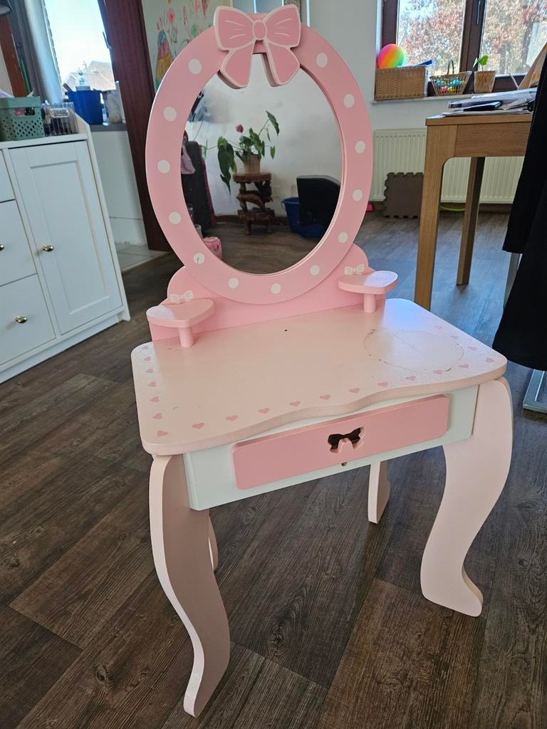 Table de maquillage en bois, Maison & Meubles, Enlèvement