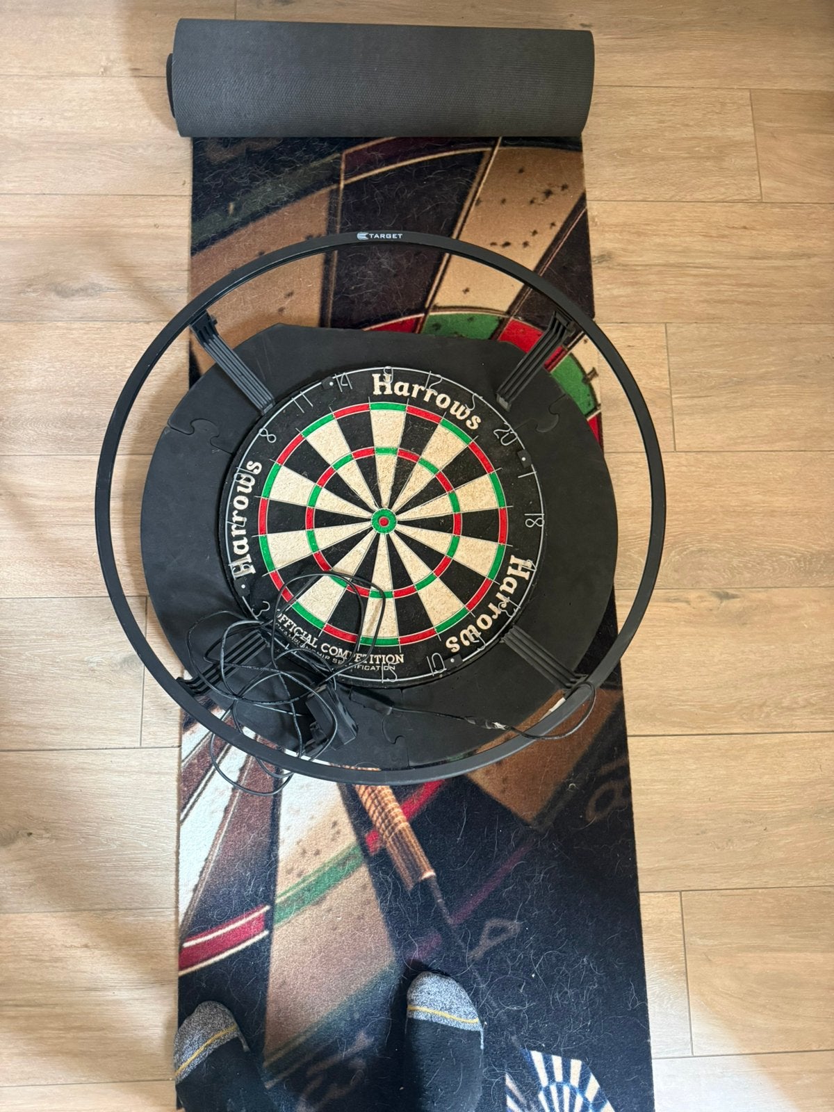 Darts set, Ophalen, Zo goed als nieuw