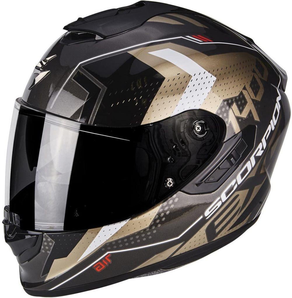 Motorhelm Scorpion Exo-1400 air Trika maat XL, Motoren, Heren, XL, Integraalhelm, Moto6