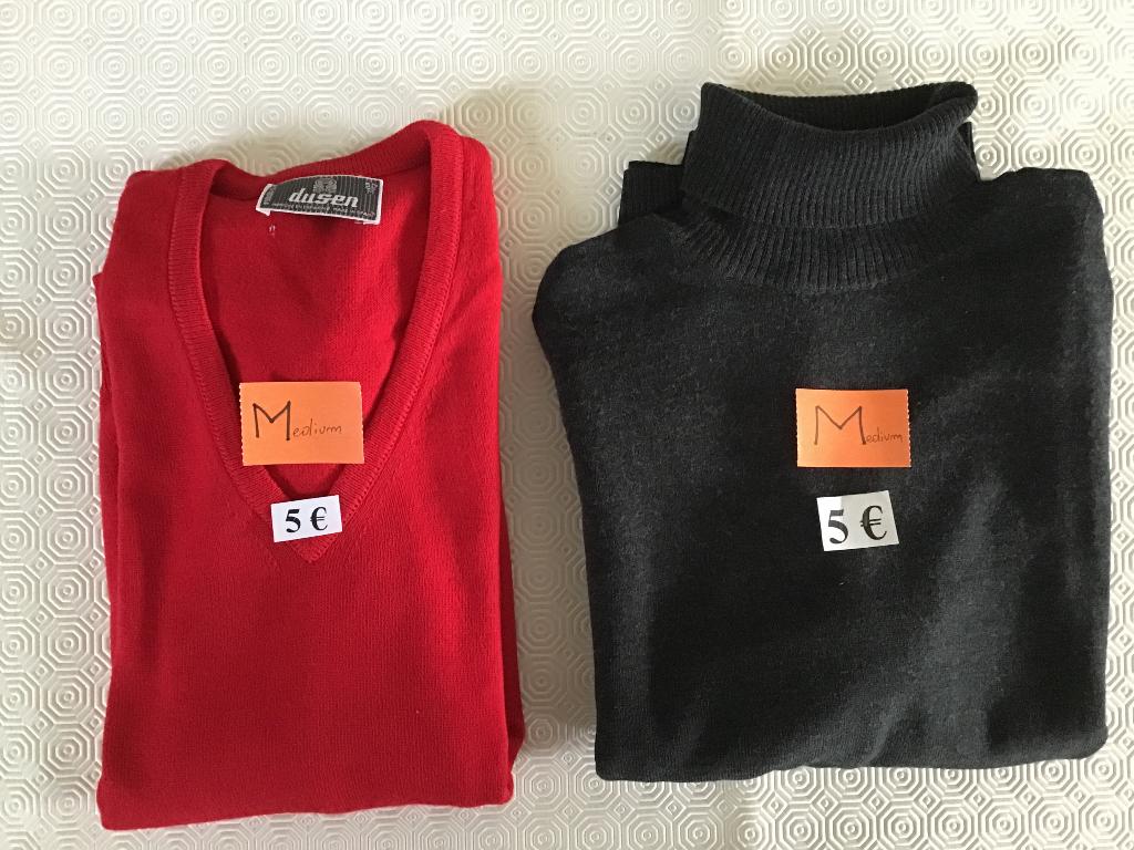 3 heren truien maat medium aan 5 euro per trui, Kleding | Heren, Ophalen of Verzenden, Zo goed als nieuw, Maat 48/50 (M)