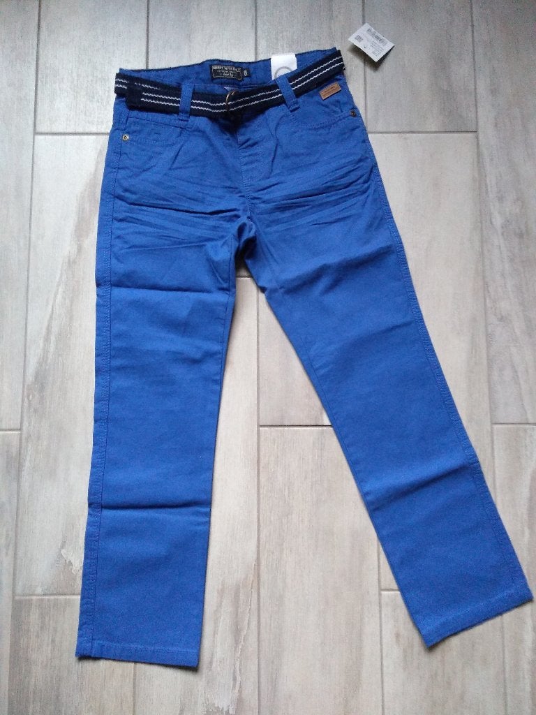 ★ M128 - Nieuwe broek met riem, Ophalen of Verzenden, Nieuw, Jongen, Broek