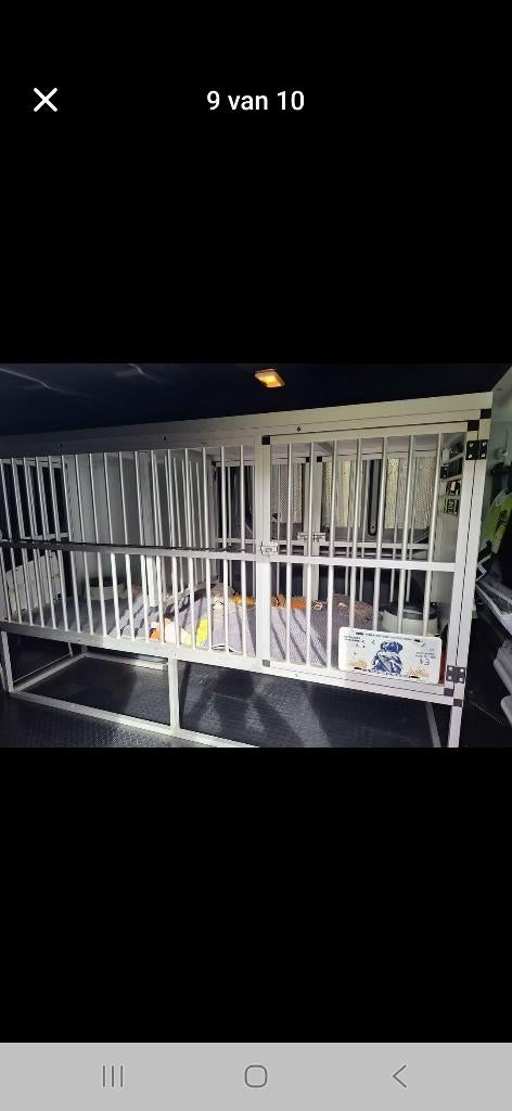 Hondenkennel, Dieren en Toebehoren, Hondenbenches, Zo goed als nieuw, Ophalen