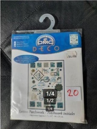 Emballage - DMC Deco « Letters Patchwork », Enlèvement ou Envoi, Neuf, Broderies à la main, Set à broder