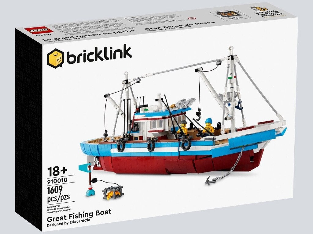 LEGO Bricklink 910010 Great fishing boat nieuw, Overige thema's, Lego, Nieuw, Ophalen of Verzenden