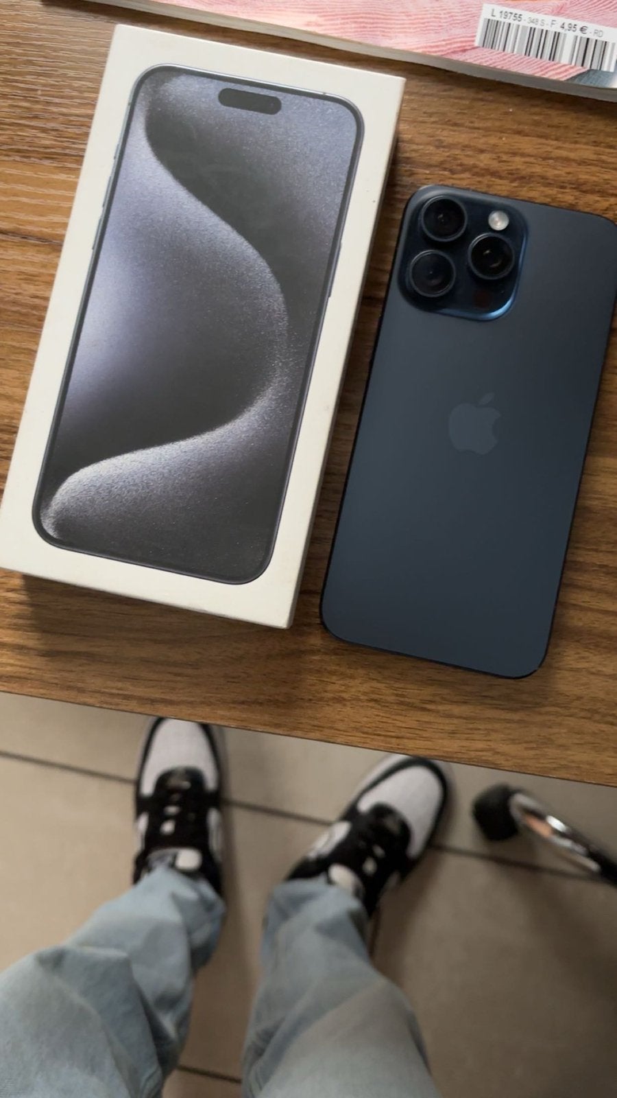 iPhone 15 Pro Max 256 GB, 89 %, Blauw, IPhone 15 Pro Max, Zo goed als nieuw