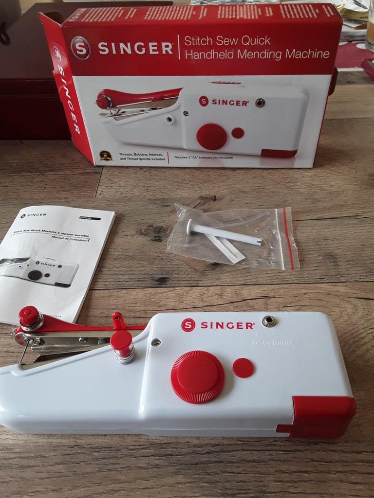 Hand naaimachine merk Singer met handleiding,!, Ophalen