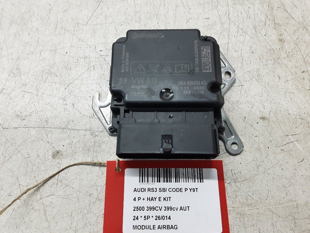 COMPUTER AIRBAG Audi RS 3 Sportback (8YA) (5WA959655AD), Gebruikt, Mevr. I. Hauben, Audi, Rue de l'Espoir 34 34
4030  GRIVEGNÉE, BE