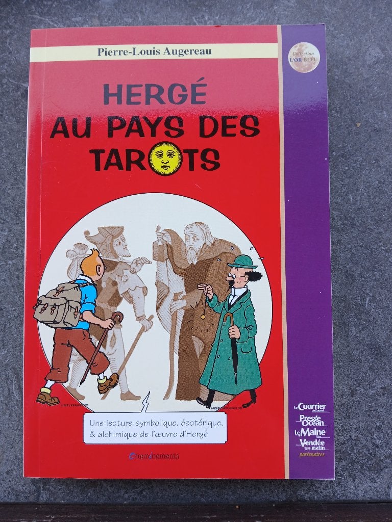 Livre dédicacé "Hergé au pays des tarots", Livres, BD, Enlèvement, Comme neuf, Hergé.