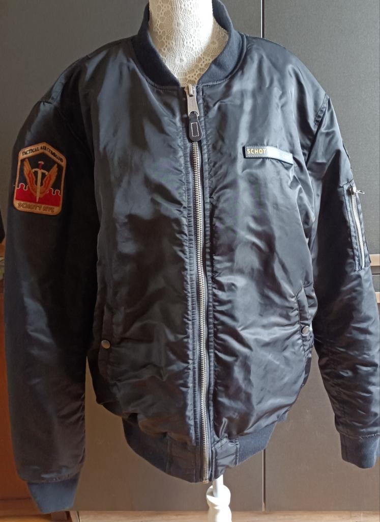 Veste Bombers Schott army, Enlèvement ou Envoi, Orange