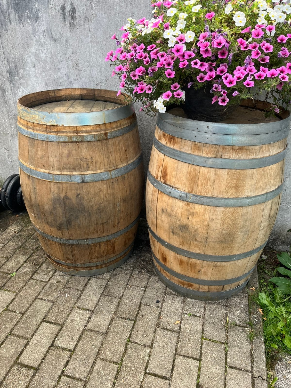 Eiken vaten, Tuin en Terras, Ophalen, Zo goed als nieuw