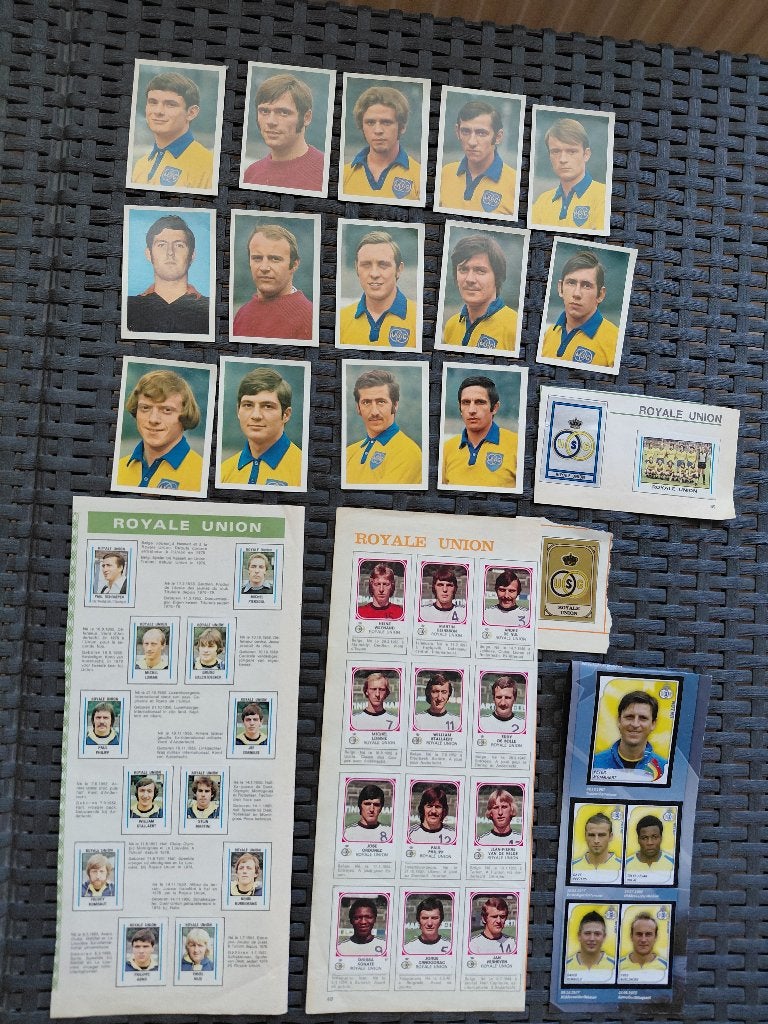 Panini lot Union, Enlèvement ou Envoi, Utilisé, Plusieurs autocollants