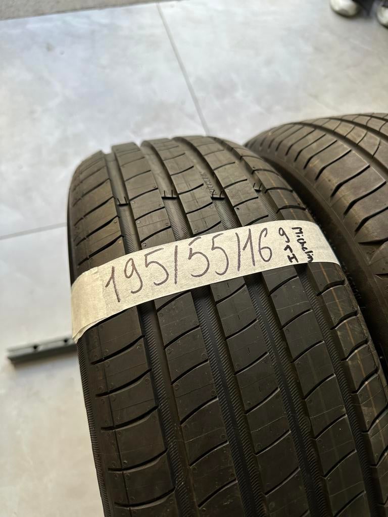2 pneus 195/55/16 Michelin bon etat, Autos : Pièces & Accessoires, Enlèvement ou Envoi