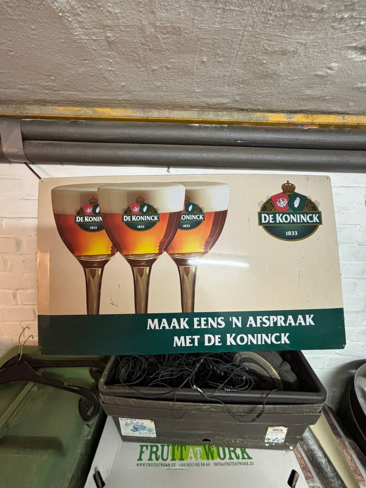Plaat de koninck, Ophalen, Zo goed als nieuw, De Koninck
