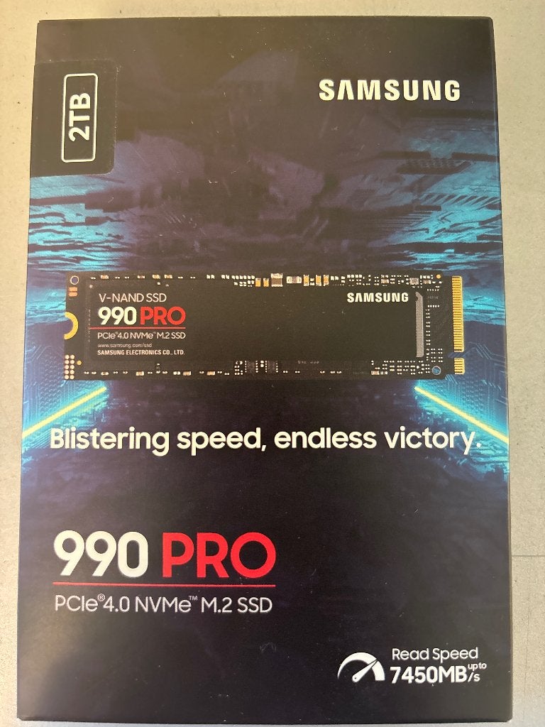 SSD NVMe Samsung 990 PRO de 2 To — Nouveau dans sa boîte, Informatique & Logiciels, Disques durs, Neuf, SSD, Interne, Enlèvement