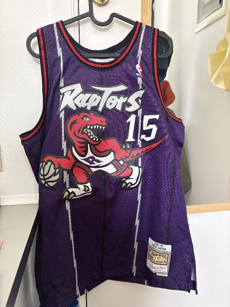 NBA-shirt voor Raptors 1998/99, Maat 52/54 (L), Mitchell & Ness, Blauw, Overige typen