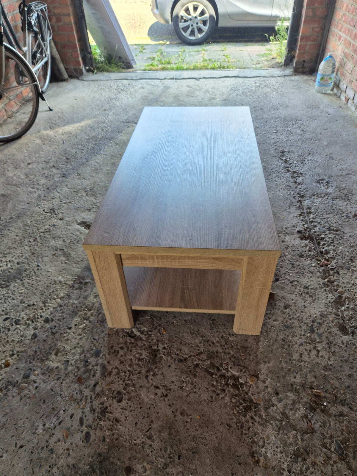Salontafel Jysk, Ophalen