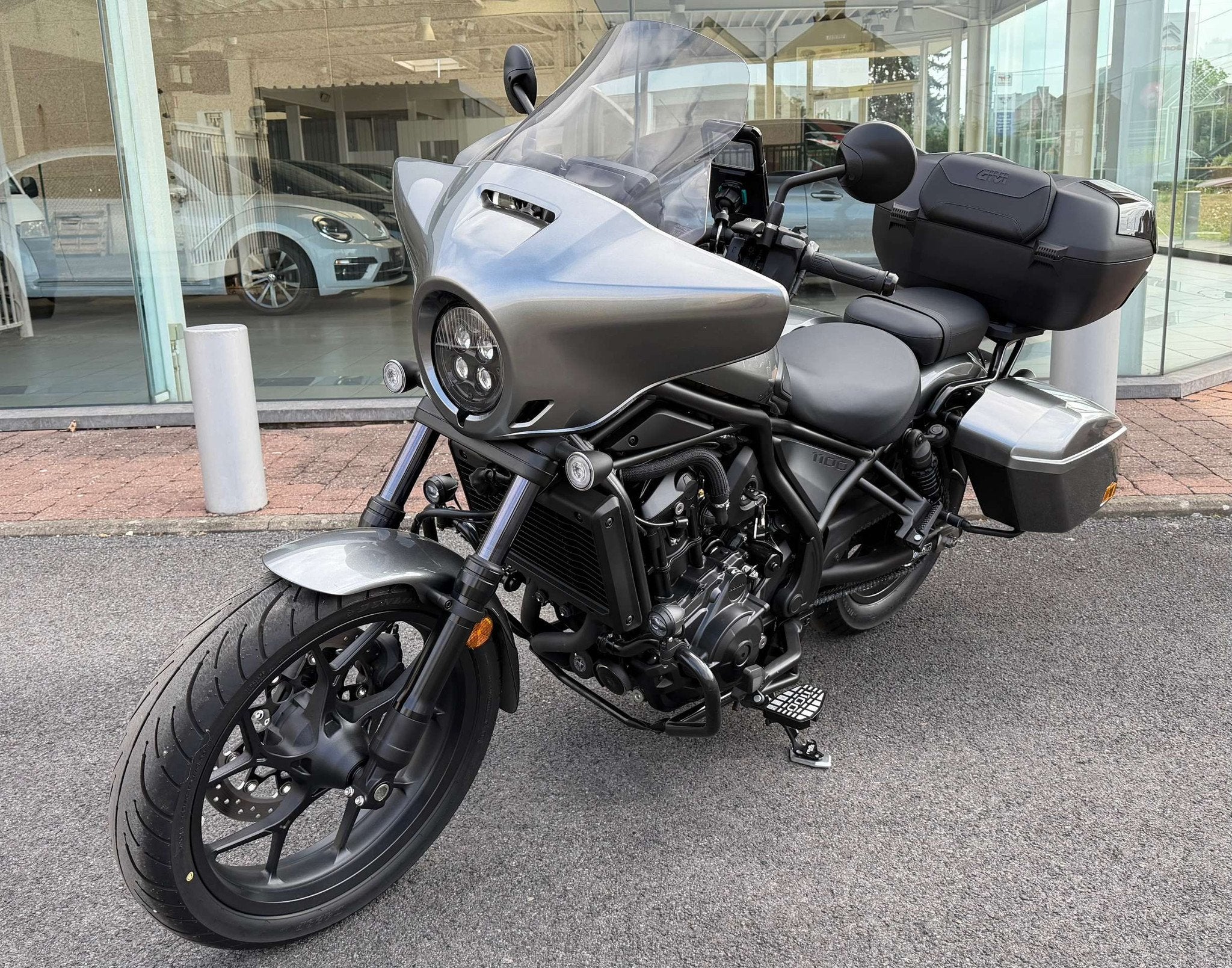 Honda CMX 1100 Rebel Touring DCT - Top Case - Rég - LED, Motos, Tourisme, Entreprise, Plus de 35 kW, Contrôle de traction