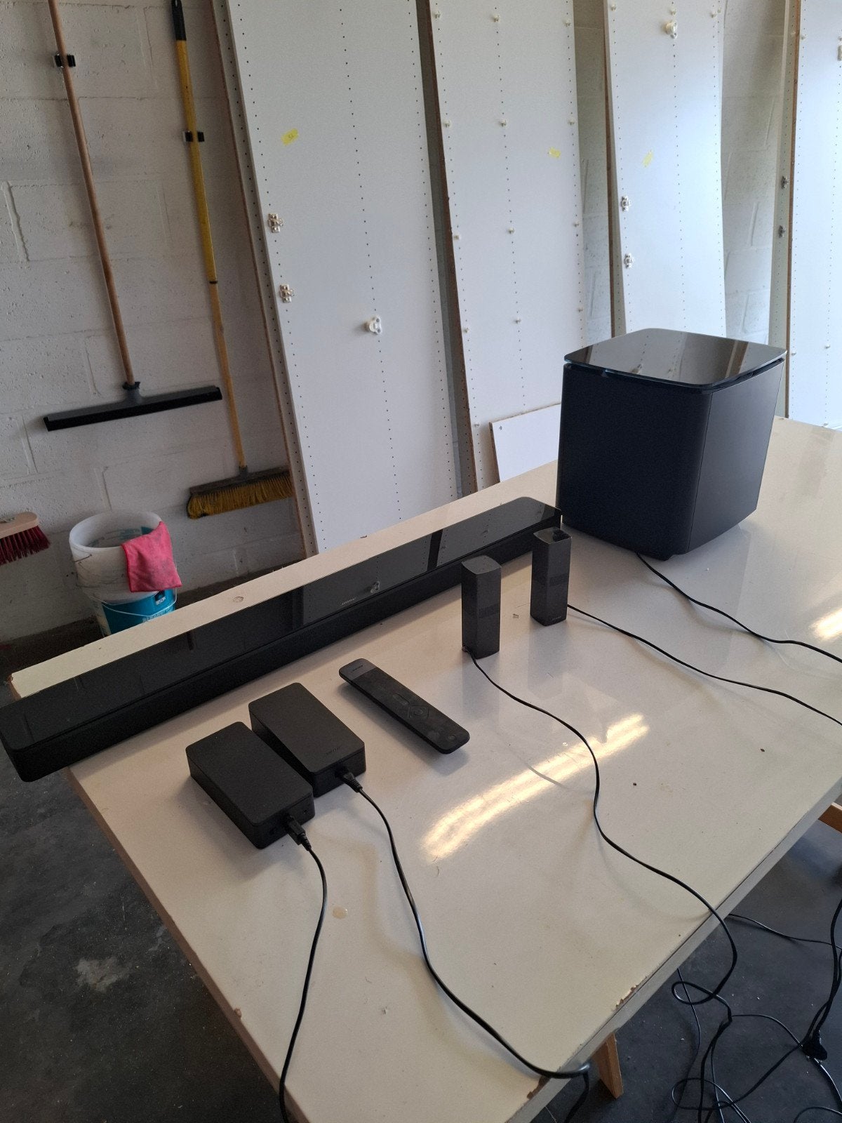 Bose 5.1 complète, Enlèvement