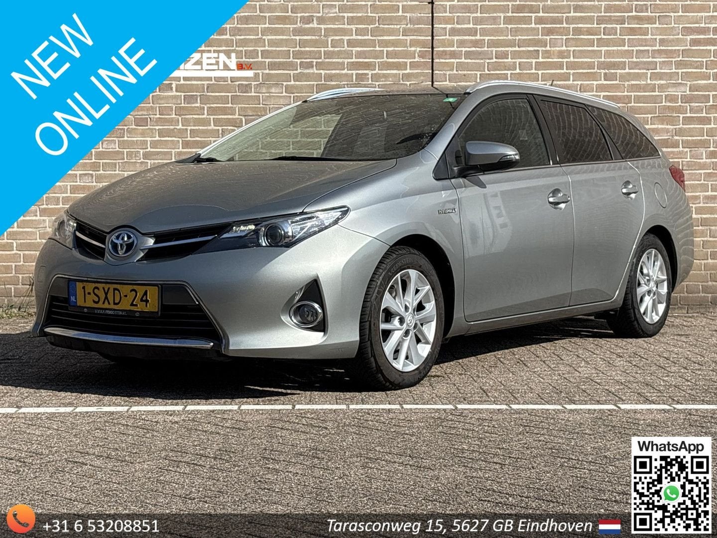 Toyota Auris Touring Sports 1.8 Hybrid Dynamic | Leder | Cli, Auto's, Toyota, Automaat, Bedrijf, Break, Hybride Elektrisch/Benzine