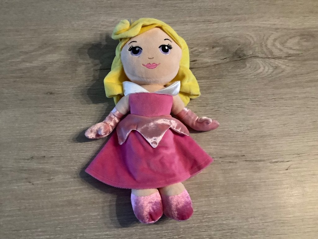 Personnage en peluche Disney Sleeping Beauty (30 cm), Moyen (20 à 80 cm), Autres types, Nicotoy, Avec vêtements ou accessoires
