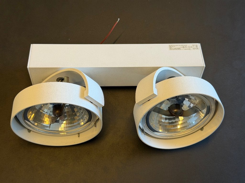 Delta Light Opbouwdownlight 2x50W, Huis en Inrichting, Halogeen, Opbouwspot, Overige fittingen, Ophalen of Verzenden