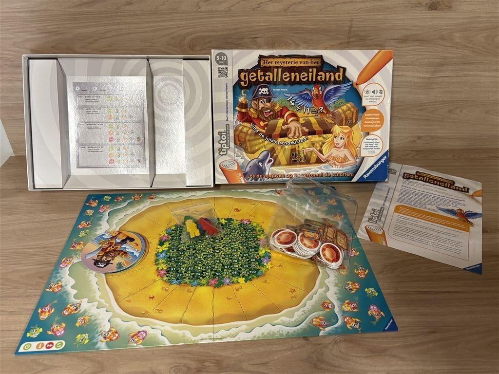 tiptoi het mysterie van getalleneiland [3364], Hobby & Loisirs créatifs, Envoi, Comme neuf