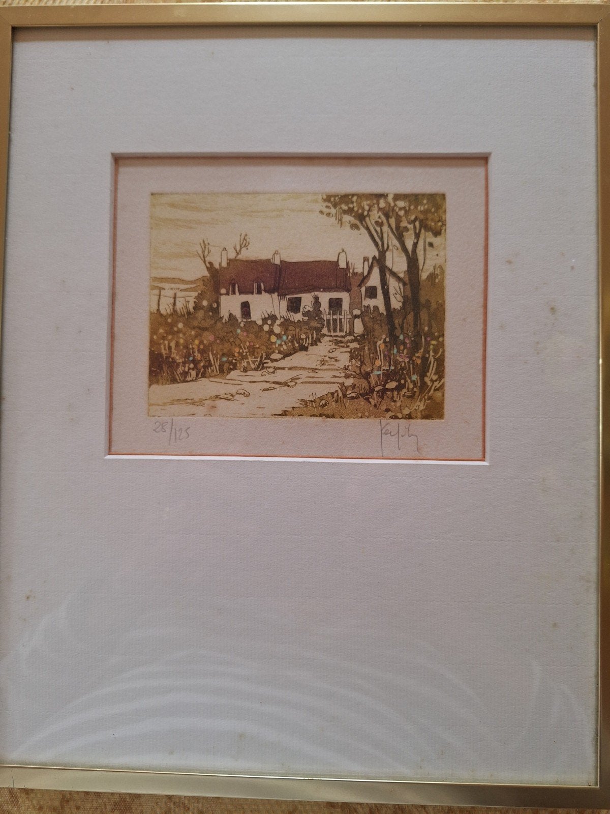 Aquarel, Antiek en Kunst, Kunst | Etsen en Gravures, Ophalen
