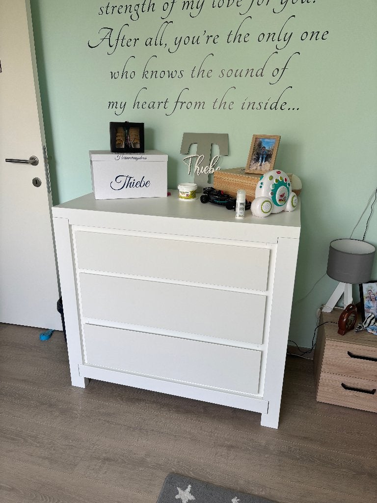 Complete babykamer Interbaby Malibu, Kinderen en Baby's, Ophalen, Zo goed als nieuw, Jongetje of Meisje