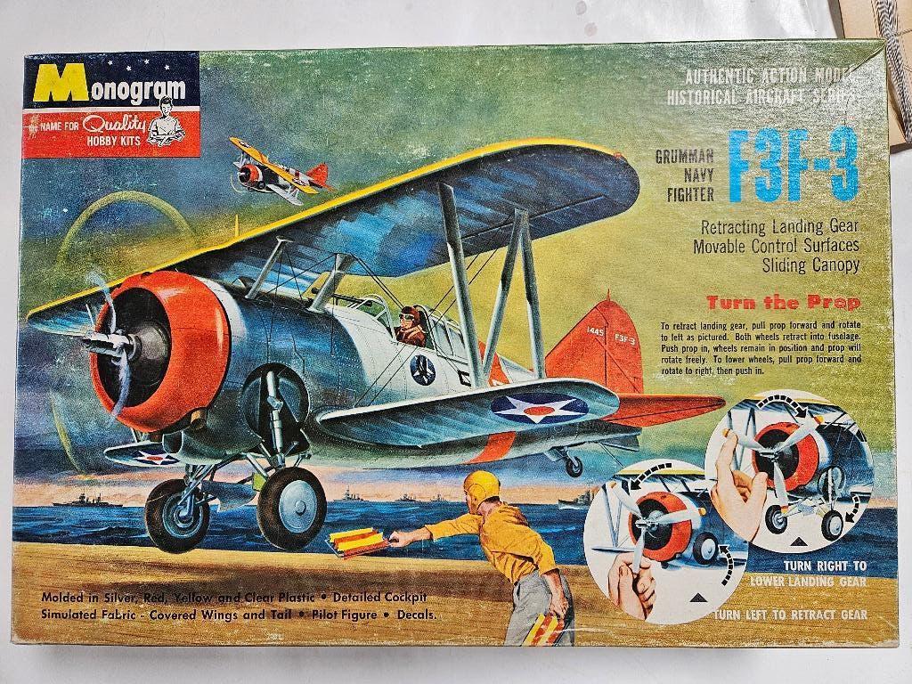 MAQUETTE  MONOGRAM BOEING F3F-3, Enlèvement