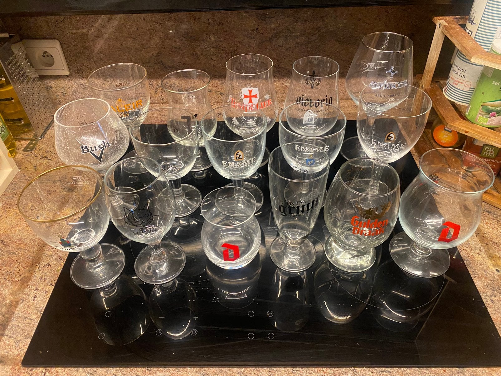 Lot bierglazen, Verzamelen, Ophalen, Nieuw, Bierglas