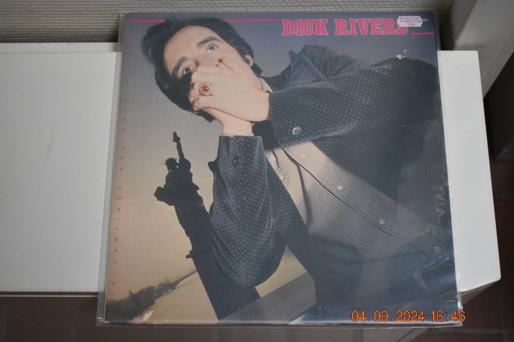LP : Dick Rivers (Rock/Folk), Cd's en Dvd's, Vinyl | Rock, LP, Gebruikt, Ophalen of Verzenden, Beschermende buitenhoes