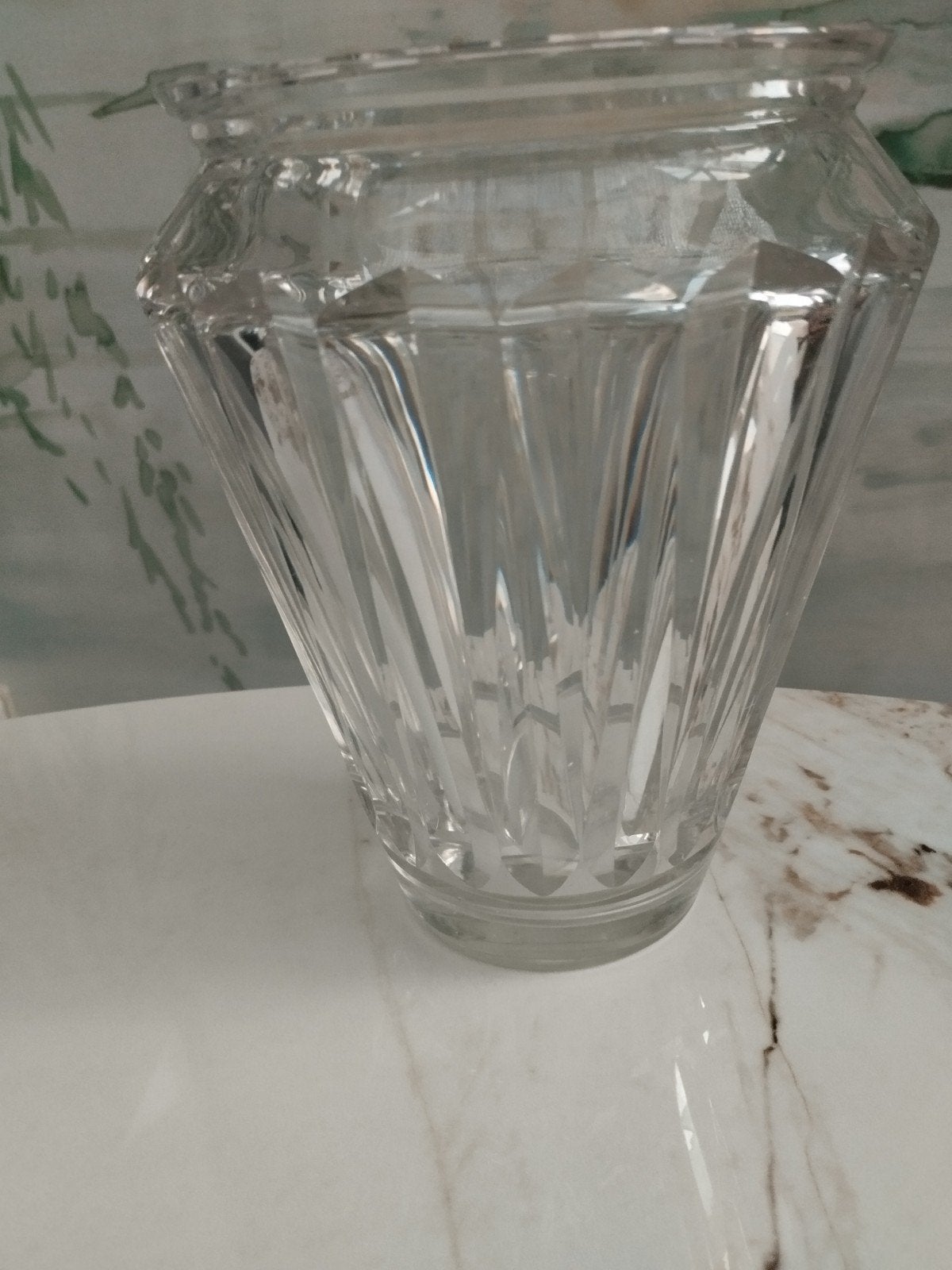 Baccarat kristallen vaas, VERLAAGDE PRIJS en gratis karaf, Antiek en Kunst, Antiek | Glaswerk en Kristal, Ophalen of Verzenden