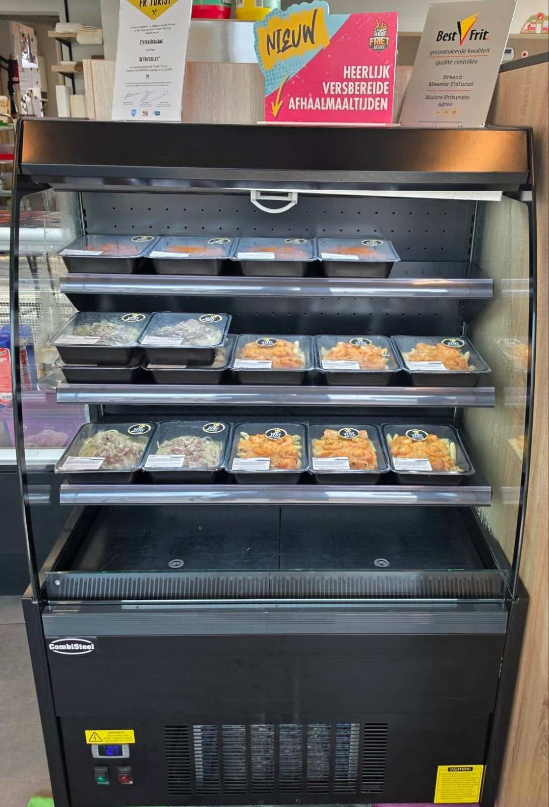 Open frigo / wand koeltoog, Ophalen, Gebruikt, Koelen en Vriezen