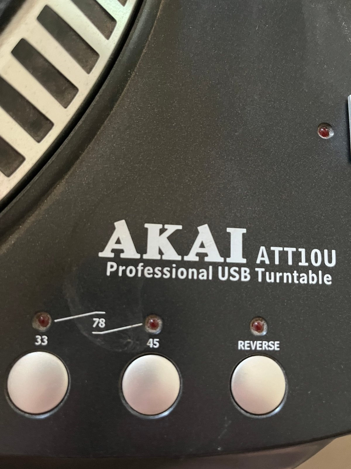 Akai ATT10U USB Turntable., Ophalen, Zo goed als nieuw, Platenspeler, Akai