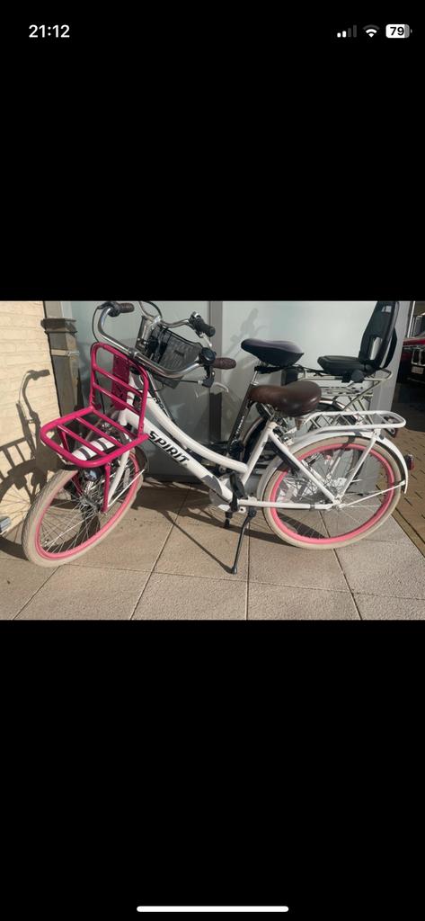 Meisjes fiets  spirit, Ophalen, Gebruikt, 22 inch, Versnellingen