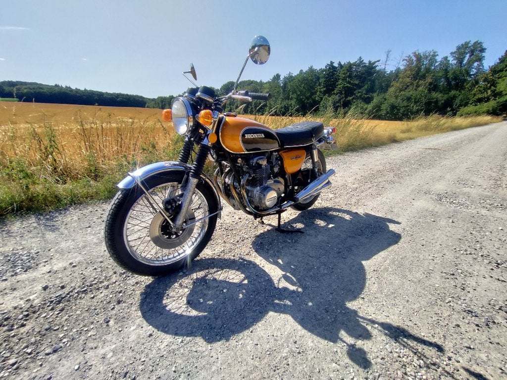 Honda CB500 K1 1975 Doré Bonbon, Enlèvement, Utilisé