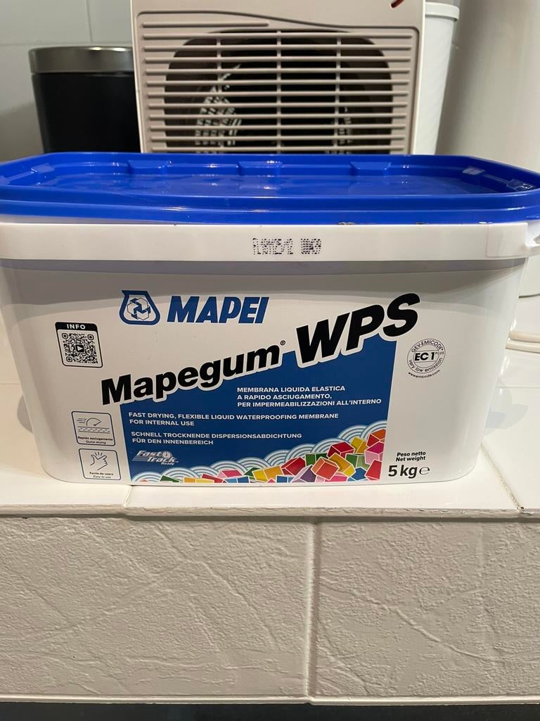 Mapei Mapegum WPS pour douche avant carrelage, Ophalen of Verzenden, Zo goed als nieuw